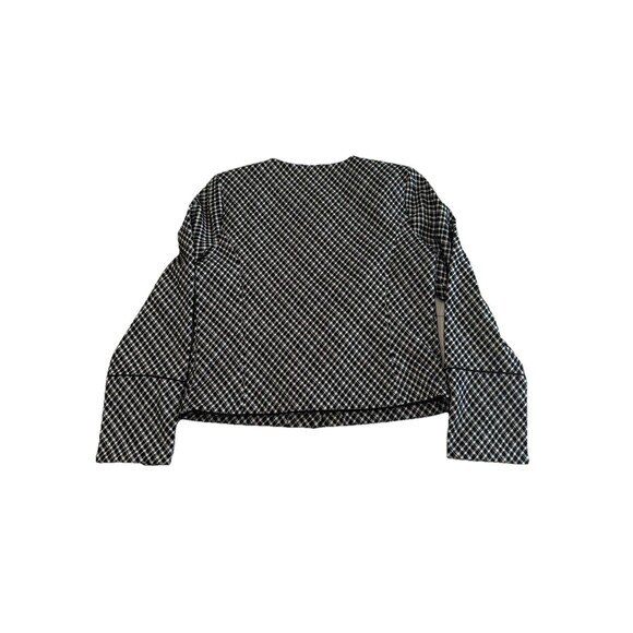 SPANX Women’s PONTE Lady Jacket Jacquard Plaid Blazer NWT Pockets M - Picture 13 of 16